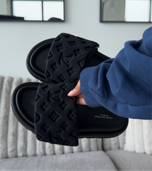 BLACK LOUV SLIDES (EU38)
